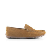 Bari Tan driving loafer
